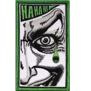 DC Comics Batman The Joker HaHaHa iron on Applique Patch 2 DC Comics Batman The Joker HaHaHa iron on Applique Patch
