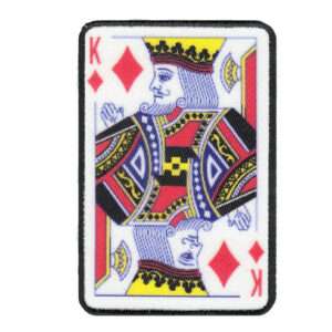 King Of Diamonds Minnesota Card FotoPatch Game Deck Embroidered Iron On 2 King Of Diamonds Minnesota Card FotoPatch Game Deck Embroidered Iron On