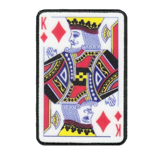 King Of Diamonds Minnesota Card FotoPatch Game Deck Embroidered Iron On 1 King Of Diamonds Minnesota Card FotoPatch Game Deck Embroidered Iron On