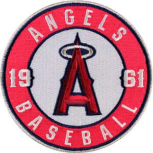 Los Angeles Angels of Anaheim Round Sleeve '1961' Patch (2012) 1 Los Angeles Angels of Anaheim Round Sleeve '1961' Patch (2012)