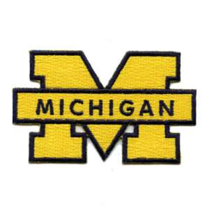 Buy Michigan Block M Logo Wolverines Alternate Iron On Embroidered Patch 1 Michigan Block M Wolverines Alternate Logo Iron On Embroidered Patch