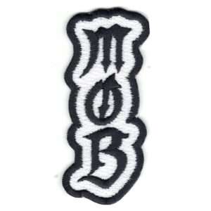 MOB Tattoo Money Over Bitches Patch West Coast Embroidered Iron On