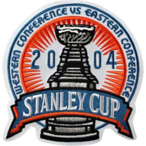 2004 Stanley Cup Jersey Patch Tampa Bay Lightning vs. Calgary Flames