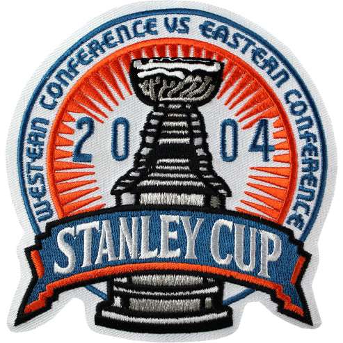 2004 Stanley Cup Jersey Patch Tampa Bay Lightning vs. Calgary Flames