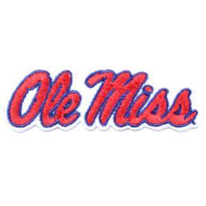 Logo Ole Miss Rebels Iron On Embroidered Patch