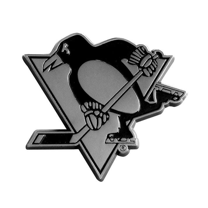 Pittsburgh Penguins Symbol Auto Metal Emblem Chrome