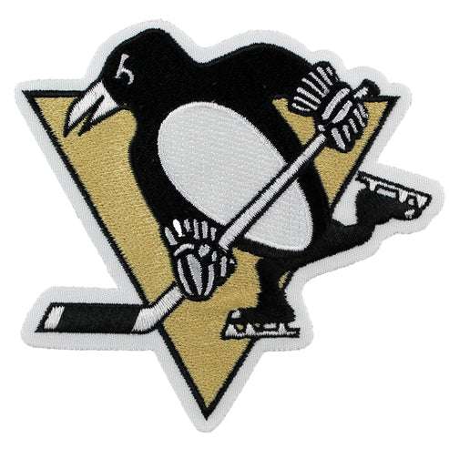 Pittsburgh Penguins Logo Primary Team Patch (Gold Skating Penguin) 1 Pittsburgh Penguins Logo Primary Team Patch (Gold Skating Penguin)