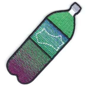 Purple Drank Syrup 2 Liter Soda Emoji Bottle Iron On Patch