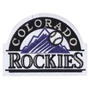 Colorado Rockies logo Team Sleeve Jersey Patch 1 Colorado Rockies logo Team Sleeve Jersey Patch