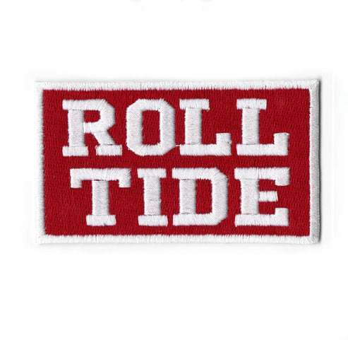 Alabama State Logo 'Roll Tide' Patch College Sports Embroidered Iron On