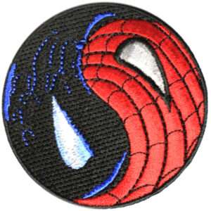 Spiderman Patch Venom Yin Yang Iron on Patch