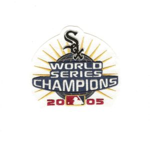 2005 Chicago White Sox World Series Champions Jersey Patch (Discontinued Version) 1 2005 Chicago White Sox World Series Champions Jersey Patch (Discontinued Version)