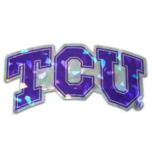 Horned Frog TCU Reflective Dome Auto Decal Emblem AMG