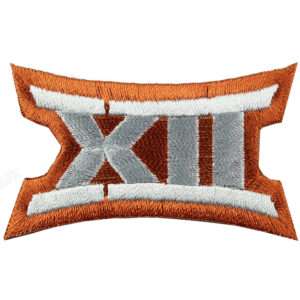 University of Texas Jersey Big 12 XII Conference Gray Burnt Orange Uniform Patch