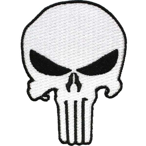 Skull The Punisher Logo Iron on Patch