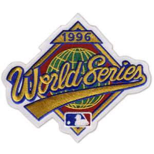 1996 World Series Logo Jersey Patch Atlanta Braves vs. New York Yankees