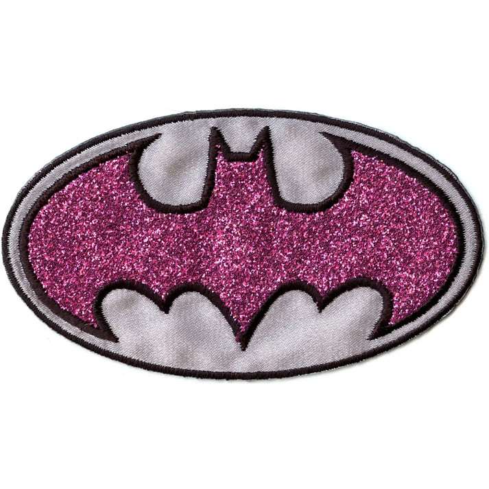 Dc Comics Batgirl Patch Pink Power Shimmer DC Applique Iron on