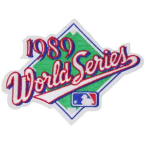 1989 Oakland A World Series World Series Logo Jersey Patch 