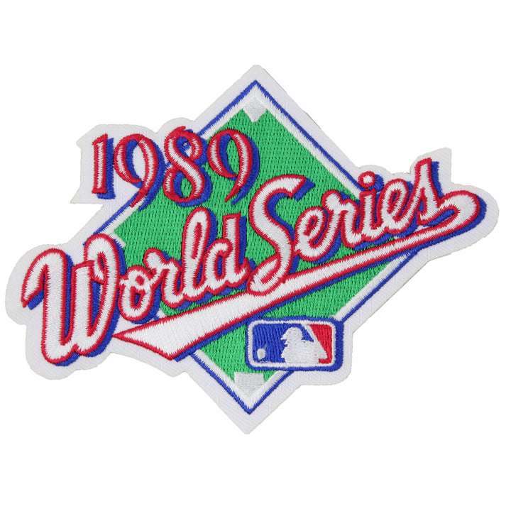 1989 Oakland A World Series World Series Logo Jersey Patch 