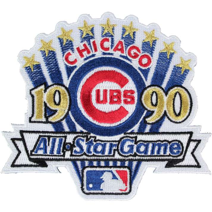 1990 MLB All Star Cubs Game Jersey Patch Chicago Cubs Stitchpatches