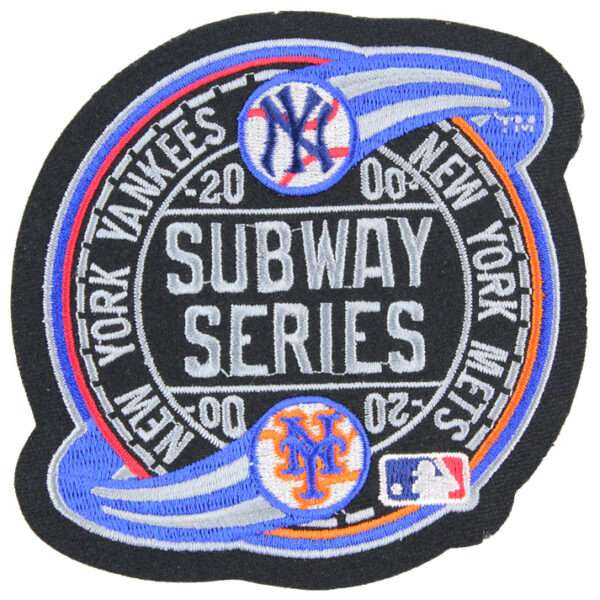 2000 Subway MLB NY Mets World Series Championship Logo Jersey Patch New ...