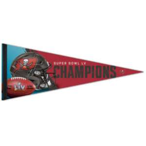 2021 Tampa Bay bucs Super Bowl 55 LV Champions Premium Pennant 