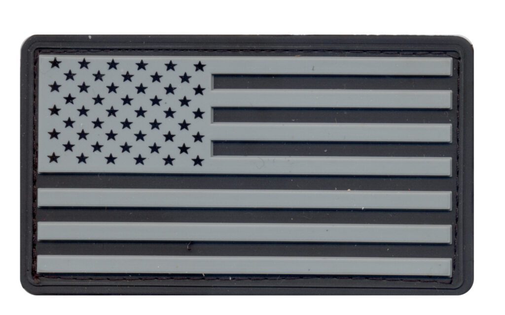 USA Flag PVC Velcro Patches With Backing | Stitchpatches.com