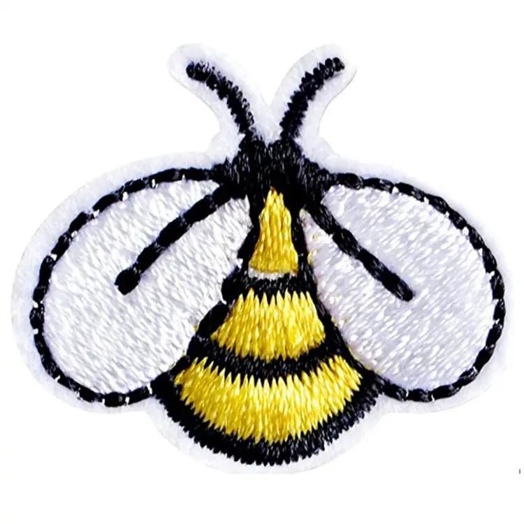 Embroidered applique patches