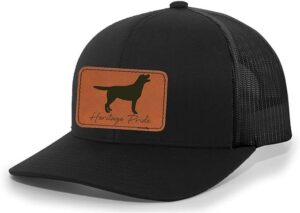Mens Hat With Leather Patch