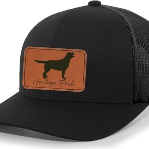 Mens Hat With Leather Patch