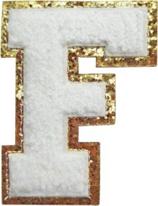 preppy letter patches