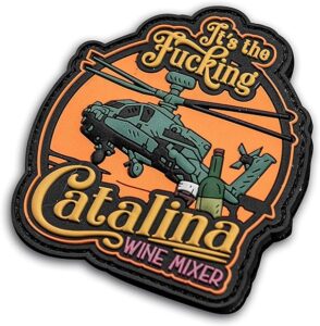 Catalina Wine Mixer PVC Morale Patches.