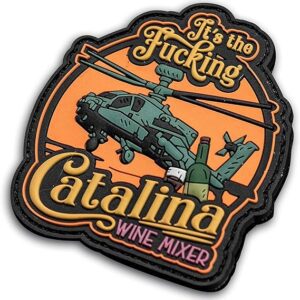 Catalina Wine Mixer PVC Morale Patches.