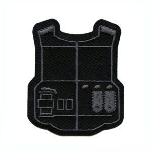 Patches For Bulletproof Vest Police Gear Video Embroidered Iron On