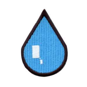 Cascade Gym Badge Pokemon Patches Embroidered Iron On Patch