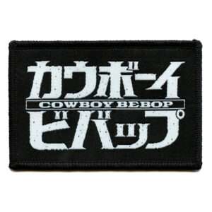 Cowboy Bebops Menu Official Logo Patch Anime Bounty Western Woven Iron On