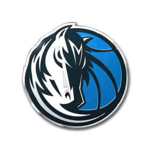 Dallas Mavericks Colors Nba Aluminum Car Auto Emblem - Stitch Patches