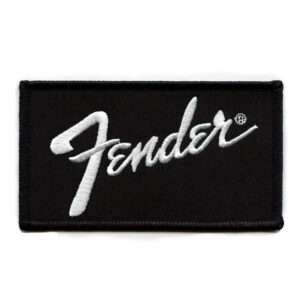 Fender Standard Logo Patch Fender Guitar Logo Brand Embroidered Iron On