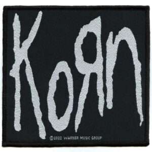 Korn Rock Band Logo Patch AmericanNu Metal Woven Iron on