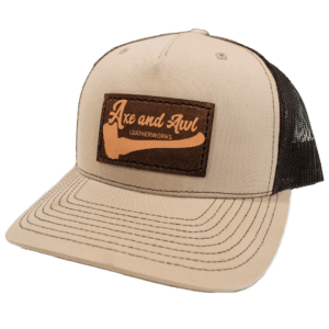 Custom Hat With Leather Patch