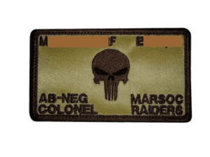 Skull Flak Plate Carrier id Patch