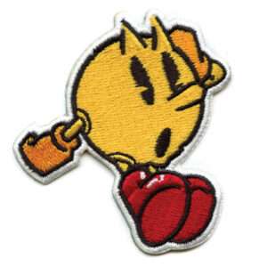 PAC-MAN Classic Illustration Quick Patch Stop Arcade Gaming Embroidered Iron on