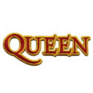 Band Queen Logo Cut Out Patch Freddie Mercury Rock Embroidered Iron On