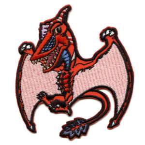 Godzilla Singular Point Patch Rodan Dragon Anime Red Dust Embroidered Patch