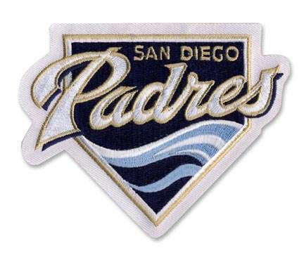 New San Diego Padres Logo Home Sleeve Patch (2004 - 2010 ...