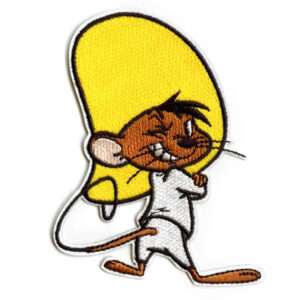 Official Speedy Mouse Gonzales Winking Mouse Embroidered Iron On Patch