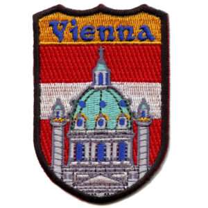 Patch Vienna Austria Shield Embroidered Iron On Patch
