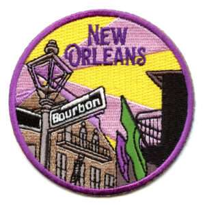Dynamo New Orleans Louisiana Bourbon Street Embroidered Iron On Travel Patch