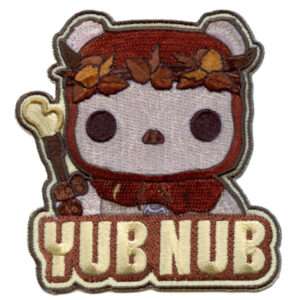 Official Star Wars Nub POP Yub Embroidered Iron On Patch