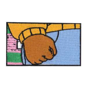 Angry Fist Embroidered Funny iron On Patches